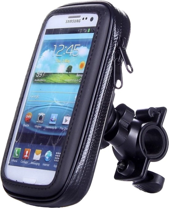 Podec Telefoonhouder Fiets Waterdicht Zwart