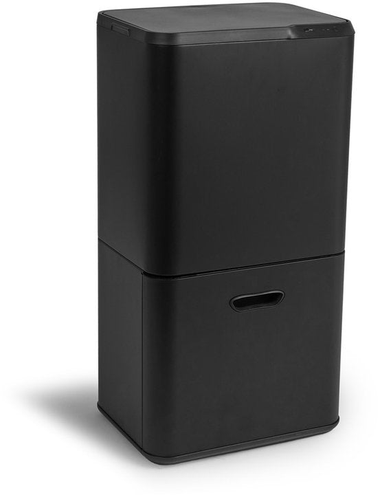 Umuzi Cleaning Prullenbak - Sensor - 63L - Mat Zwart - 30,5x41x78 cm