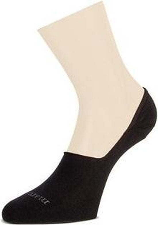 Marcmarcs Sneakersokken - 2 Paar - Antislip tape op hiel - Maat 42 - Blauw