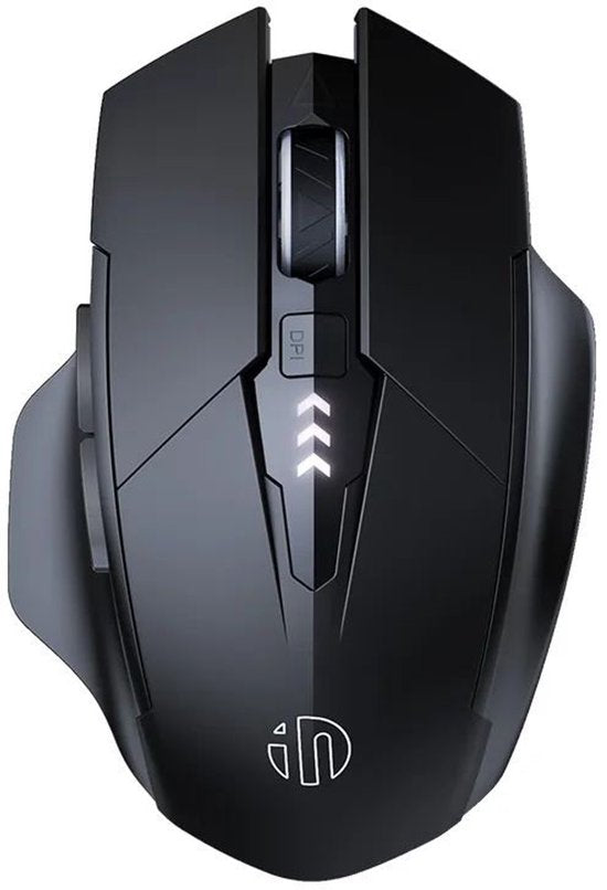 HyperClaw Elementkey Gaming Muis - 2 in 1 Bluetooth 5.0/4.0 + 2.4Ghz - 6-Knoppenontwerp – 1000/1200/1600DPI – Batterij Indicator – Zwart