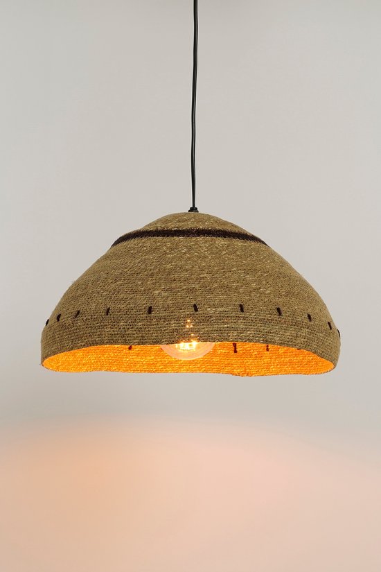 Mica Decorations Joulz Hanglamp - H22 x Ø41 cm - Lichtbruin