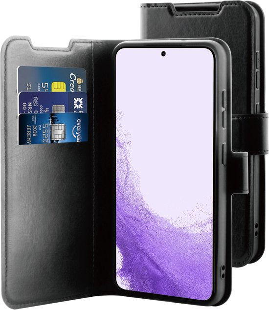BeHello Bookcover Hoes Samsung Galaxy S24+ Gel - Zwart