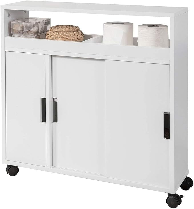 SoBuy Badkamermeubel - Wit - 20x71x70cm - BZR02-W