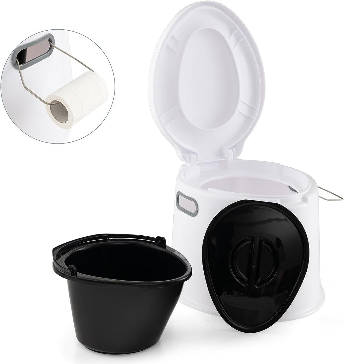 Coast Camping Toilet Draagbaar Reistoilet - Wit