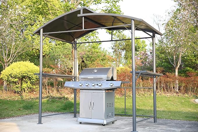 Angel Living Metalen overkapping - Tuinpaviljoen - Aluminium - 245 x 150 x 233 cm
