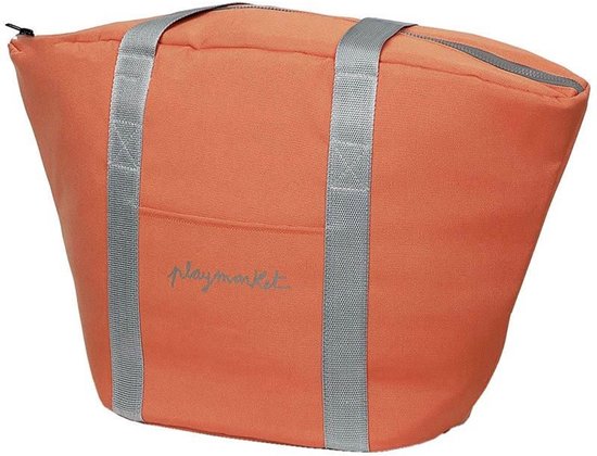 Playmarket Go Market –Grote Koeltas 22,3L – Isolerende Boodschappentas –Zacht Oranje - Picknick- Strand