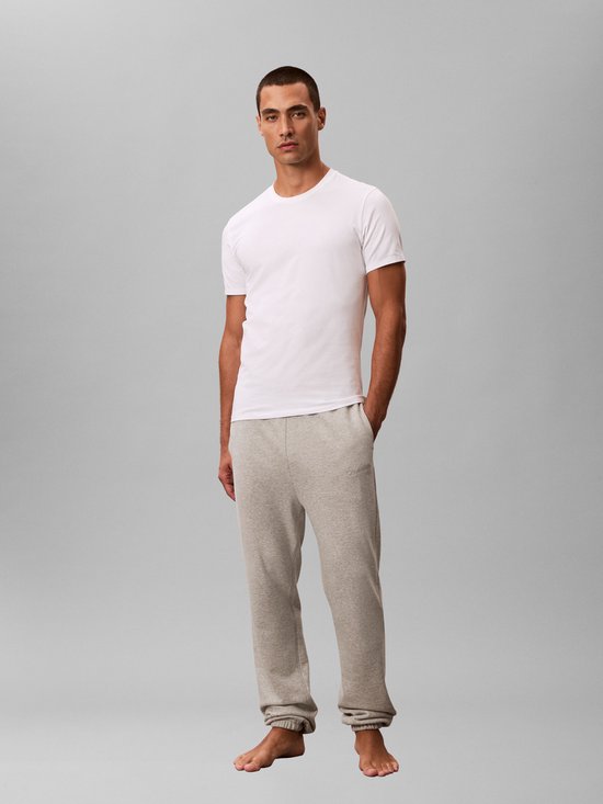 Calvin Klein heren 3P O-hals shirts wit