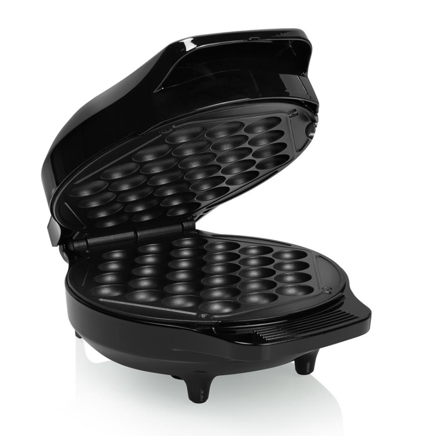 Princess Bubbelwafelijzer - Zeshoekige Bubbelwafels - 18 cm Bakoppervlak - Zwart