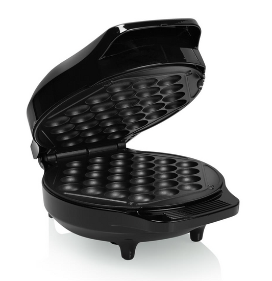 Princess Bubbelwafelijzer - Zeshoekige Bubbelwafels - 18 cm Bakoppervlak - Zwart