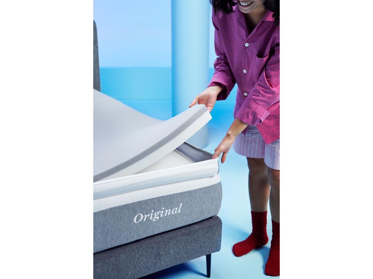Cloudpillo Topper The Original - Comfortabele Matrassentopper - 180 x 210 cm - Wit