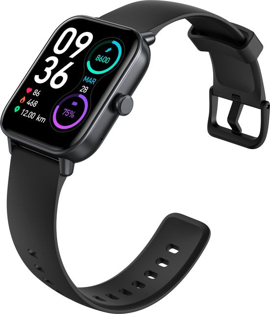 Maoo Boost 2 Smartwatch Dames & Heren – Volledige Belfunctie, WhatsApp & App-Notificaties – Hartslag, SpO₂, Slaapmonitor – Stappenteller, Calorieënteller – Multisport – IP68 Waterdicht – Android & iOS – Zwart