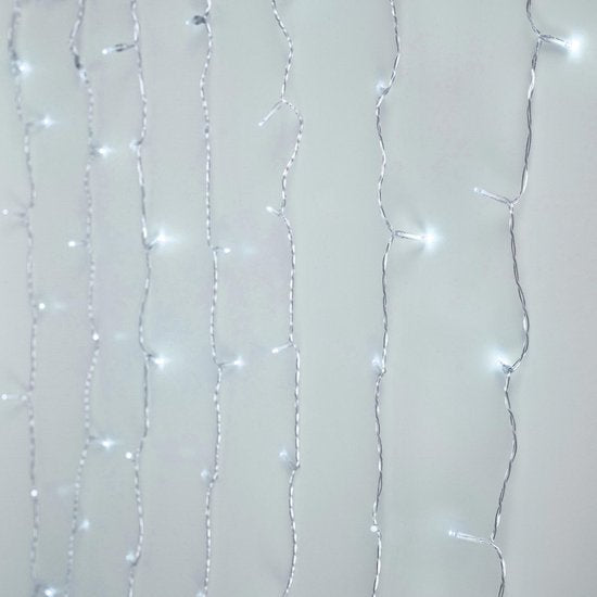 Gordijnverlichting - 240LED - 225x150cm - koel wit