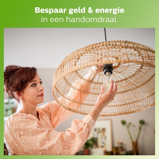 Energiezuinige Philips LED Lamp Mat - 40 W - E27 - warmwit licht - 6 stuks - Bespaar op energiekosten