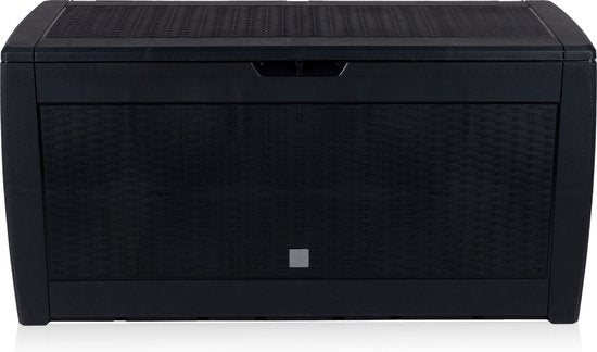Lifetime Garden Opbergbox - Tuinkussenbox met Wielen - 310L - Zwart