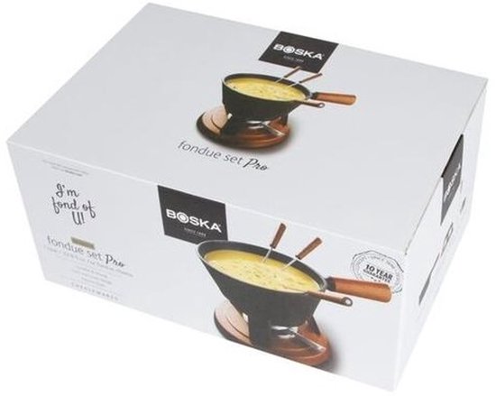 Boska Fondueset Pro - Kaas fondue - voor Iedere Kookplaat - 1,2 L