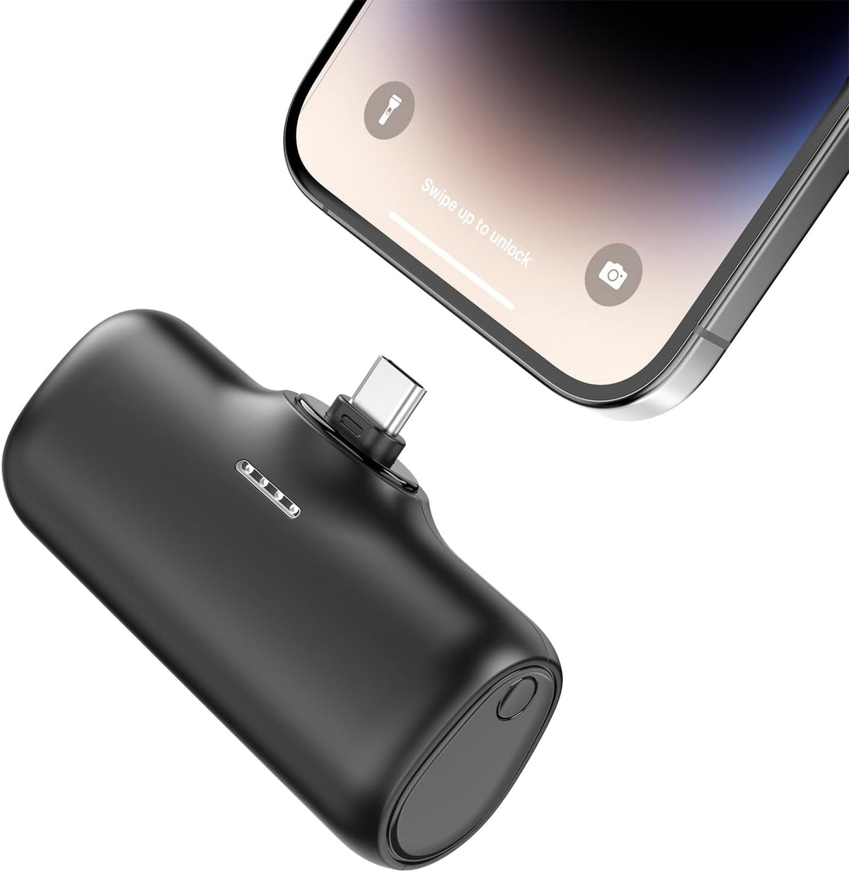 CONXWAN Powerbank 5000mAh - Compact - USB-C Ingebouwde Connector