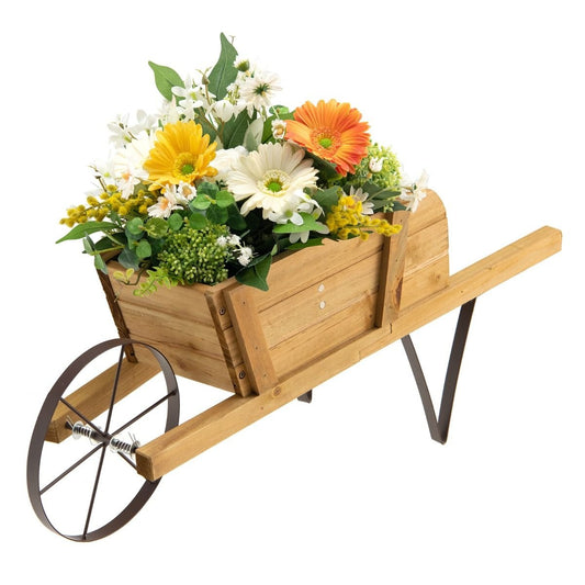Coast Plantenbak Kruiwagen - Hout - 69,5 x 26 x 29,5 cm