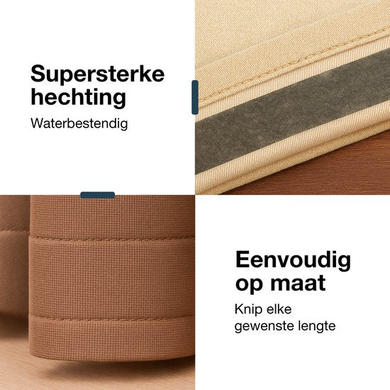 Strijkband - 60 meter - 3 cm breed - Zoomband - Instrijkbaar - Gordijnband - Kantenband - Plooiband - Vlieseline - Opstrijkbaar - Zwart
