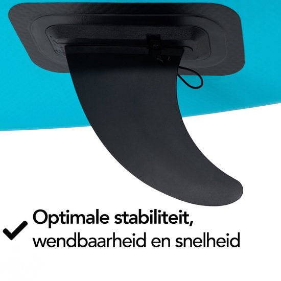 Brixy 2-in-1 SUP Board - met Zitje - Opblaasbaar Paddle Board - Complete Set - 335 cm - Max. 175 kg - Mintgroen/Blauw
