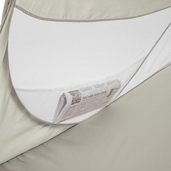 Pop up strand tent 245 cm x 145 cm x 95cm lichtgrijs 401677