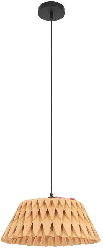 Anne Lighting - hanglamp - Maze - naturel - hout - Ø 46cm - E27 - 3490E