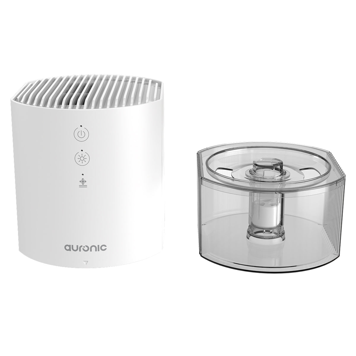 Auronic Luchtontvochtiger Mini XS – 900 ml – 23W – Tot 240 ml per Dag – <40 dB