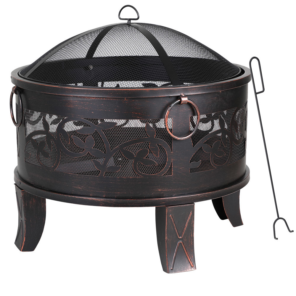 Gardebruk Vuurkorf Rond Ø 67cm – incl. Vonkbeveiliging & Vuurhaak