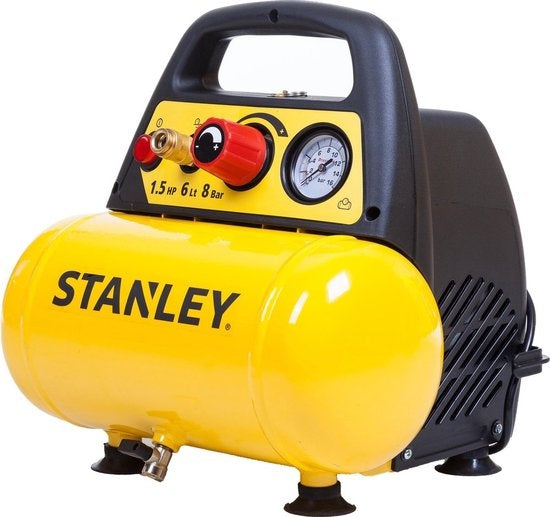STANLEY – DN200/8/6 Luchtcompressor – 8 bar – Olievrij