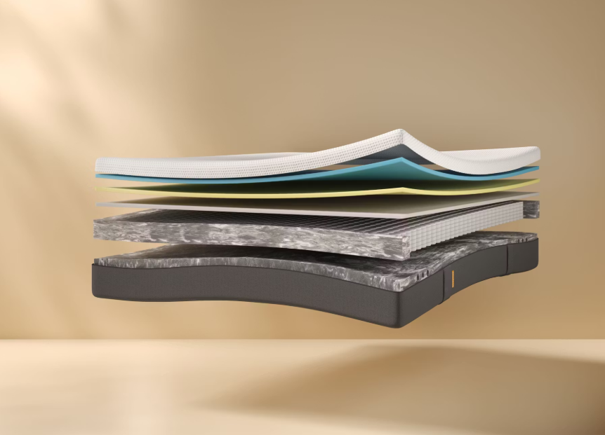 Emma Hybrid Thermo Matras 90x200 cm – 7-Zone Pocketvering | Airgocell & HRX Schuim | Wasbare Ademend Hoes | Optimale Ondersteuning en Koeling