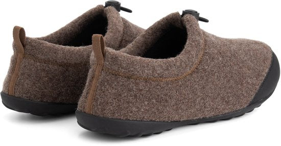 Travelin' Back2Home Heren - Pantoffels - Wol - Bruin - maat 45