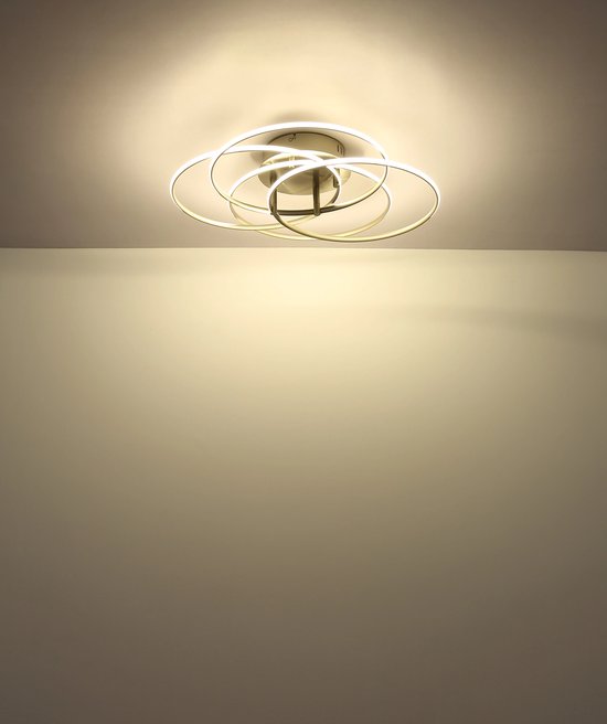 Globo - plafonniere - KOMBOS - staal - metaal - Ø 52cm - LED - 67355-55N