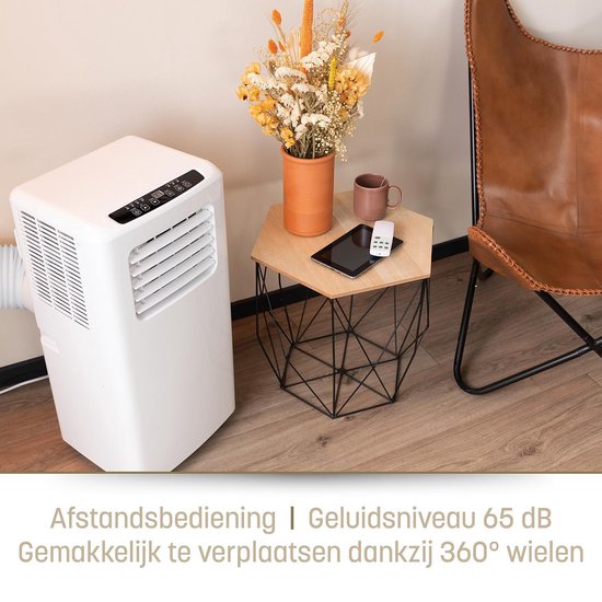 Eden Mobiele Airco - 3-in-1 - Ontvochtiger - 7000 BTU - 60 m³