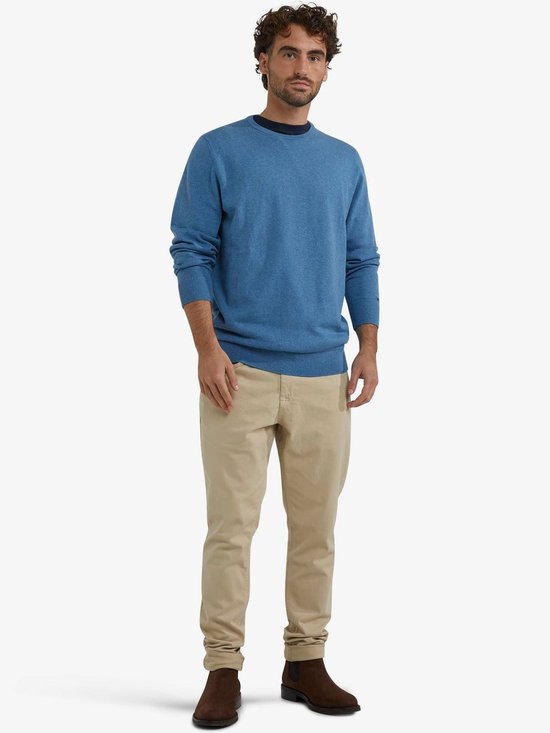 McGregor Trui Merino Blend Lichtblauw - Maat M - Heren - Pullovers