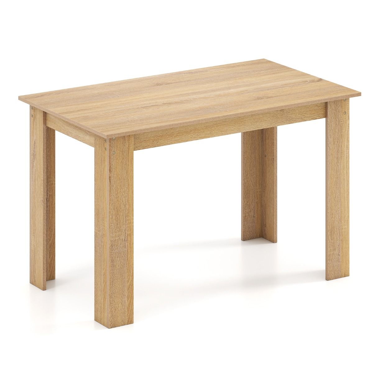 Coast Eettafel - rechthoekig - 4 tot 6 personen - hout - natuur - 120 x 70 x 75 cm