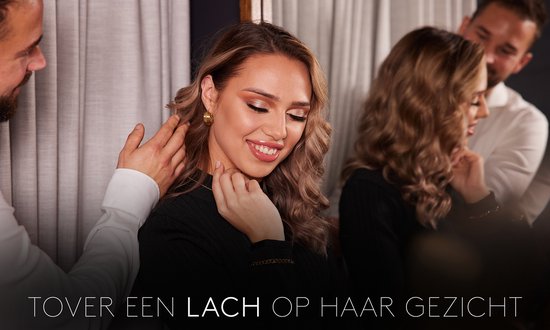 Laura Ferini Dames Oorbellen met pareltje Ardea Zilver - Zilverkleurige Vrouwen Oorringen met Parel - Waterproof Roestvrij Staal - RVS Sieraden - Accessoires