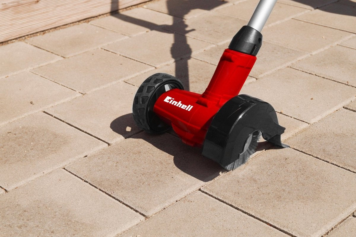 Einhell Accu Voegenreiniger GE-CC 18 Li Solo - Power X-Change - 18V/Li-ion - 1200 t/min - Borsteldiameter: 10 cm - Incl. staal- en nylonborstel - Excl. accu en lader