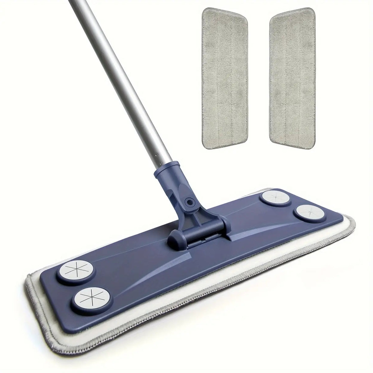 emmama microvezeldweil - 4-delig - steel 155 cm - 2 wasbare pads