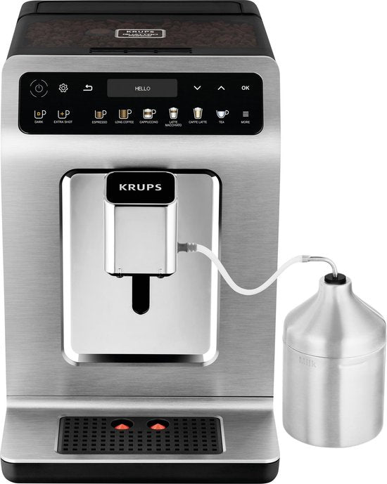 Krups Evidence+ EA894T - Volautomatische Espressomachine - Premium Design - 19 Instellingen - Personaliseren - Voor Espresso & Cappuccino