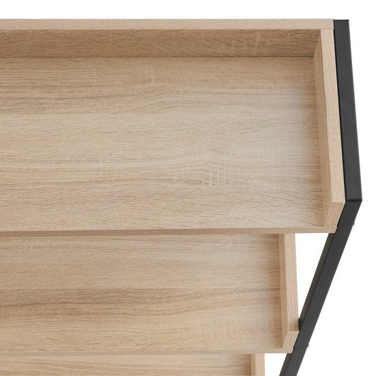 tectake Badkamerrek Seattle 67 x 25 x 165,5 cm Industrieel licht hout, eiken Sonoma - 404864