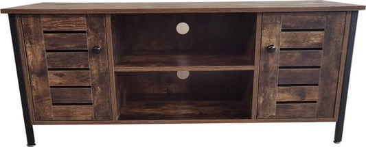 Tv meubel kast Stoer - televisie dressoir industrieel - 110 cm breed