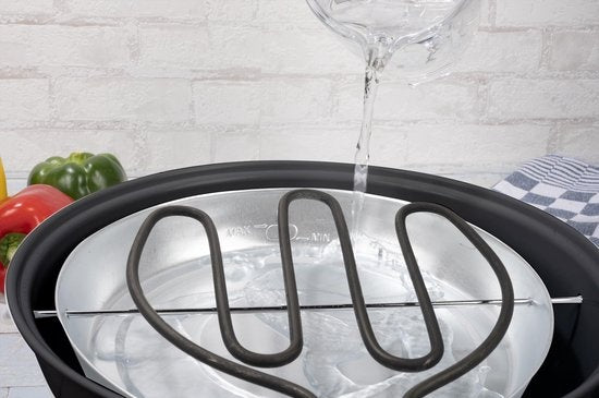 alpina Elektrische BBQ - Tafel-Barbecue - Geen Rook - Binnen Barbecueën - 1250W - Ø 30 Cm - Zwart