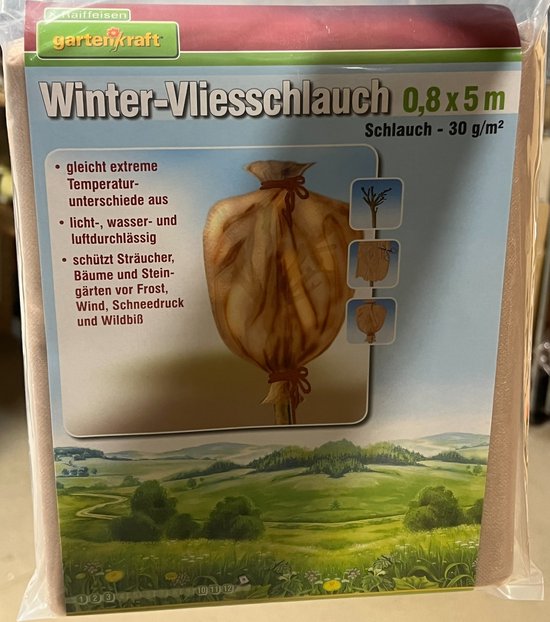Gartenkraft Vorstdoek - Voor Planten en Bomen - 80x500 cm - Beige