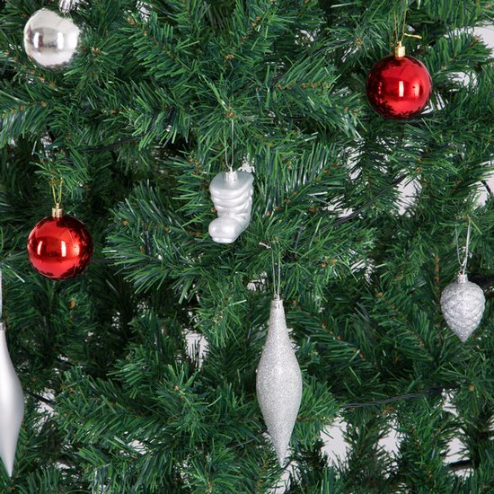 Casaria Kerstboom 180 cm – Incl. LED Kerstverlichting PE Groen