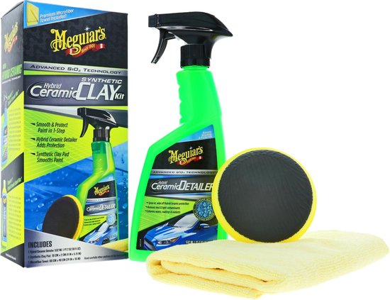 Meguiar's Hybrid Ceramic Synthetic Clay Kit – Keramische Synthetische Kleiset