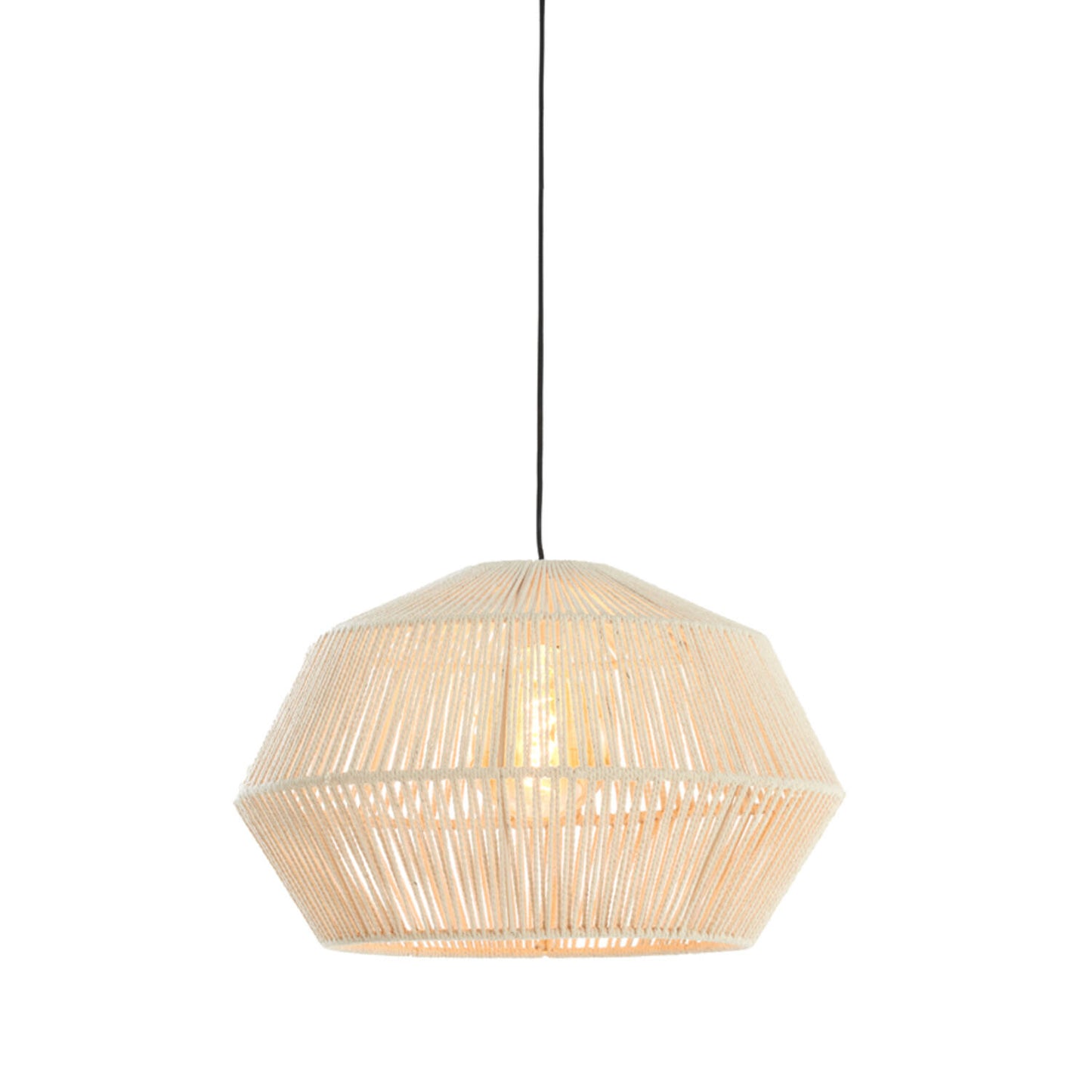 Light & Living Deya Hanglamp Crème - Ø49 x 30 cm - Metaal
