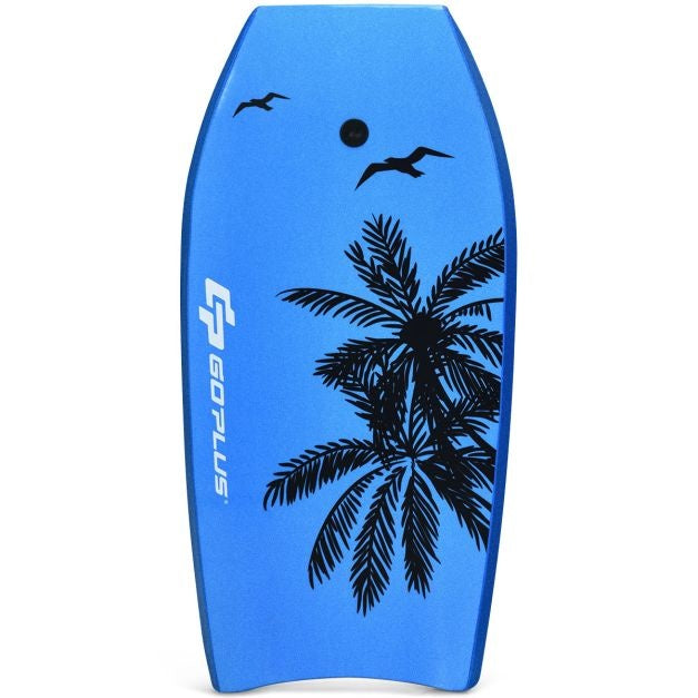 Bodyboard lichtgewicht voor kinderen en volwassenen 106 cm blauw