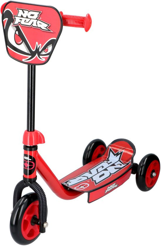 No Fear Kinderstep 3 Wielen - voor Jongens en Meisjes - Vanaf 3 Jaar - Max. 20 KG - Rood