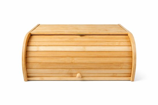 Ceruzo Broodtrommel Bamboe – Brooddoos met Rolluik – 38 cm