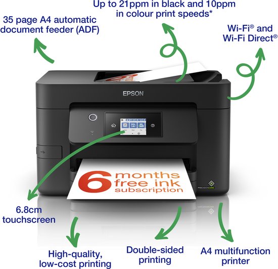 Epson WorkForce Pro WF-3820DWF - All-In-One Printer - Geschikt voor ReadyPrint