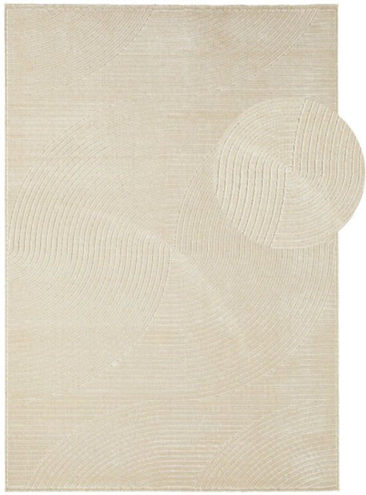 by fonQ Flat Vloerkleed - Beige - Rechthoekig - 200 x 300 cm - Japandi